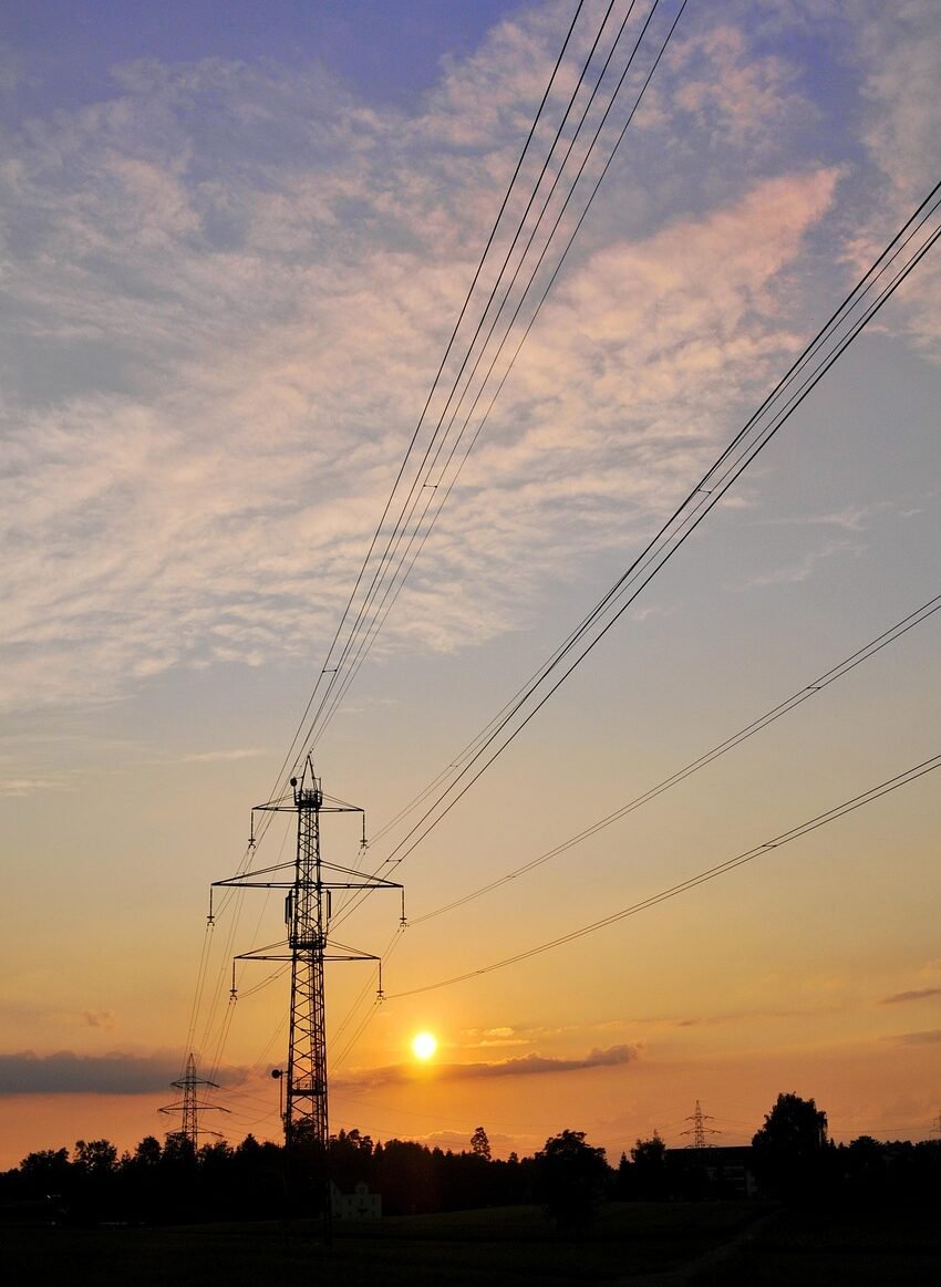 power tower, power line tower, iron tower